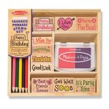 Melissa & Doug Favorite Phrases Stamp Set