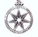 Pewter Septagram Faery Fairy Star Pendant Jewelry