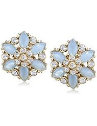 Carolee "California Girls" Floral Clip-On Earrings