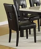 Contemporary Side Chair - Black By Homelegance Furniture