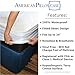 American Pillowcase Mattress Protector - Waterproof Vinyl Free 6 Sizes to Choose from (Queen, White)