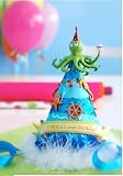 BIRTHDAY HAT BOY OCTOPUS SEA LIFE Glitterville 10 New