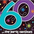The Party Continues 60th Birthday Lunch Napkins 16ct