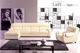 3pc Modern Sectional Leather Sofa Set #AM-L325-IV 3pc Modern Sectional Leather Sofa Set #AM-L325-IV