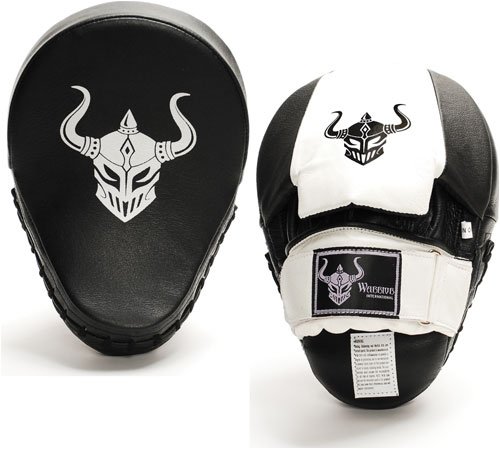 Warrior Pro Focus Mitts, Black/White