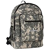 17 inch K-Cliffs Army ACU Digital Camouflage Pattern Polyester School Book / Outdoor Hiking Backpack