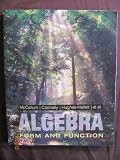 Algebra: Form and Function