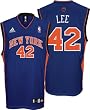 David Lee Jersey: adidas Blue Replica #42 New York Knicks Jersey