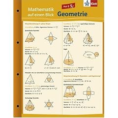 Mathematik auf einen Blick - Geometrie. (Lernmaterialien)