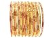 Beachcombers! Ethnic Glass Indian Wedding Bridal Bollywood Bangles Belly Dance Bracelets Set Orange & Yellow