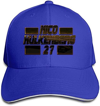 QATARINA Special Sahara Force India F1 Team NO.27 Nico Hulkenberg Sandwich Cap Baseball Cap Hat RoyalBlue