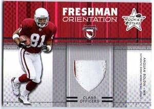 ANQUAN BOLDIN 2003 Rookies & Stars Fabric Prime Patch Rookie Jersey Card /25