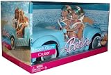 Barbie 2006 Beach Glam Doll Playset - Blue Cruiser with Summer and Teresa 12 Inch Dolls, Stow and Go Suitcase, Plus Removable Car Seats as Beach Chairs