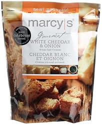 Marcy's Calabrese White Cheddar & Onion Croutons, 4.4-Ounce Bags (Pack of 12)