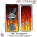 Fire WraptorSkinz Skin for LG Chocolate vx8500 phones by TuneTattoozTM