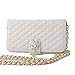 Galaxy S4 Case,OMIU(TM)Luxury Fashion Camellia Pendant Rhombus Handbag Metal Chain Style Superior Soft PU Leather Grid Purse Wallet Case Cover For Samsung Galaxy S4 i9500(White),Sent Screen Protector+Stylus+Cleaning Cloth