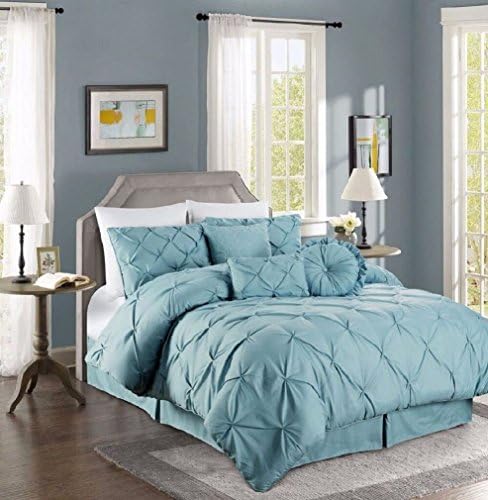 Uwant Sydney 7-piece Pinch Pleat Pintuck Duvet Cover Set