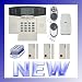 Wireless Home Security System w/ Auto-Dialer --- Digital LCD Display for Burglar and Fire Alarm --- Protects House and Office
