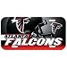 Atlanta Falcons - Helmet & Logo License Plate, NFL Pro Football