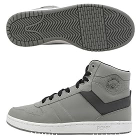 Pony City Wings Hi Grey Mens Athletic Inspired Shoes - 4100617-104 by Pony