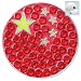 Bella Swarovski Crystal Golf Ball Marker & Hat Clip - Countries Collection - China