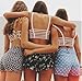 BeOne Celebrity Sexy Women Bralette Cage Caged Back Cut Out Padded Bra Bralet Crop Top (White)