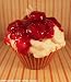 WILD CHERRY CHEESECAKE Jumbo Cupcake Candle