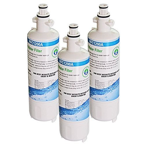 3-pack OnePurify  Water Filter Replacement Cartridge for LG, Kenmore, Water Sentinel