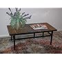 4D Concepts Coffee Table with Slate Top, Metal/ Slate