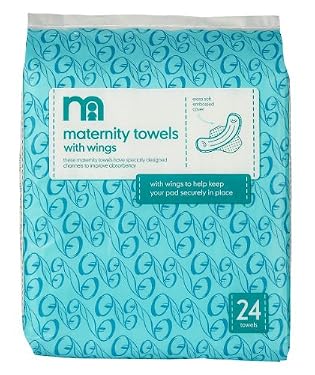 Ultra Slim Maternity Towels with Wings - 24pk