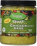 Vogue Cuisine Vegetarian Chicken Soup & Seasoning Base 12oz - Low Sodium & Gluten Free