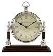 9.5" Analog Pocket Watch Mantel Shelf Clock with Roman Numeral Face