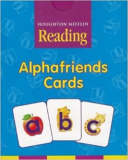Houghton Mifflin Pre-K: Alphafriends Cards Grade Pre K: HOUGHTON ...