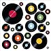 Vintage Vinyl Decorative Peel and Stick Wall Sticker Decals