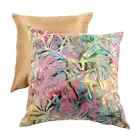 Pillow Perfect Decorative Tropical Square Toss Pillow, Multicolored
