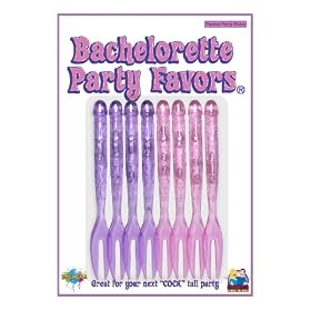 Pipedream Products Bachelorette Party Pecker Party Picks, Purple, Pink