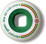 Element Featherlight Green Line Slim Skateboard Wheel