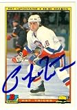 Pat LaFontaine Autographed/Hand Signed Hockey Card (New York Islanders) 1990 Bowman #9