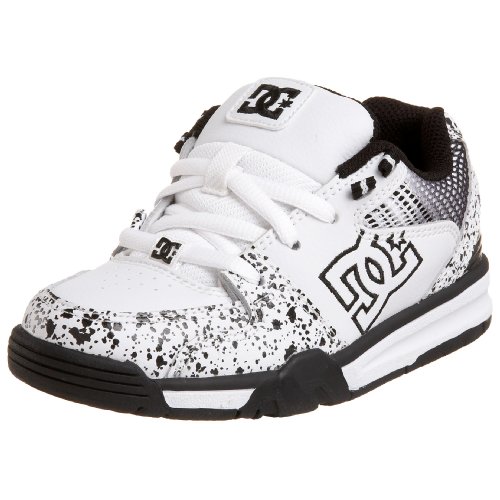 DC Toddler/Little Kid Versatile Skateboard Shoe,White/Black,13.5 M US Little Kid