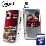 Pocket Video Camera SVP MP300 HD MP3 Player and Pocket HD Video Red Camera, YouTube Software w 16GB SD Pocket Video Camera SVP MP300 HD MP3 Player and Pocket HD Video Red Camera, YouTube Software w 16GB SD