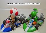 51hvJKZIHbL. SL160  Nintendo World Store Super Mario Kart Figure Tiny Mini Yoshi and Toad Set