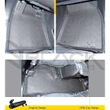 2010-2012 Lexus RX350 RX450H Custom Rubber Black Floor Mats Complete Set by Black Series