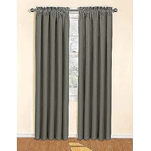 Amazon.com - Eclipse Samara Blackout Energy-Efficient 42"x 84" Curtain