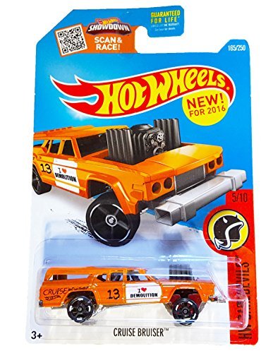 Hot Wheels, 2016 HW Daredevils, Cruise Bruiser [Orange] #165/250