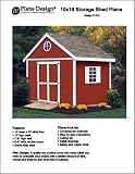 10 x 10 Gable Storage Shed Project Plans Design #21010 51hvRkM2hcL. SL160 10 x 10 Gable Storage Shed Project Plans Design #21010
