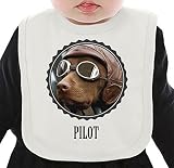 Dog Award Pilot ネクタイを有する有機ビブ Medium