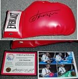 Joe Frazier Autographed Red Everlast Boxing Glove