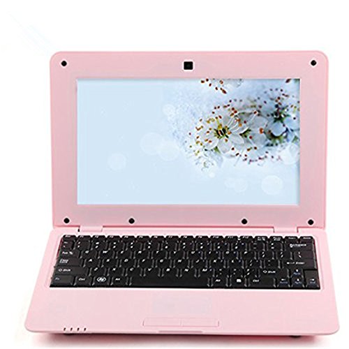 NEW 2015 Notebook 512MB DDR3 4GB VIA WM8850 CPU 10 Inch Android 4.4 HD Screen Pink