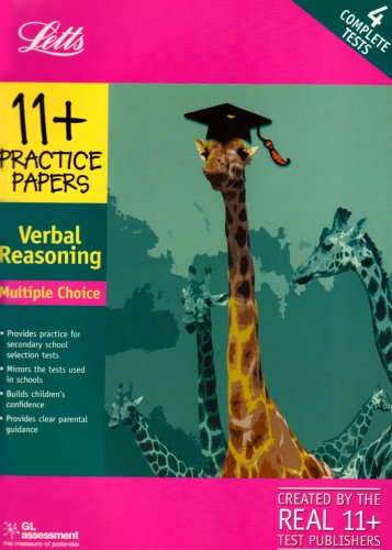 11+ Practice Papers, Multiple-choice Verbal Reasoning Pack: Contains 4 Tests - 11A, 11B, 11C, 11D