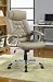 Coaster 800205 Contemporary Upholstered Executive Chair, Beige